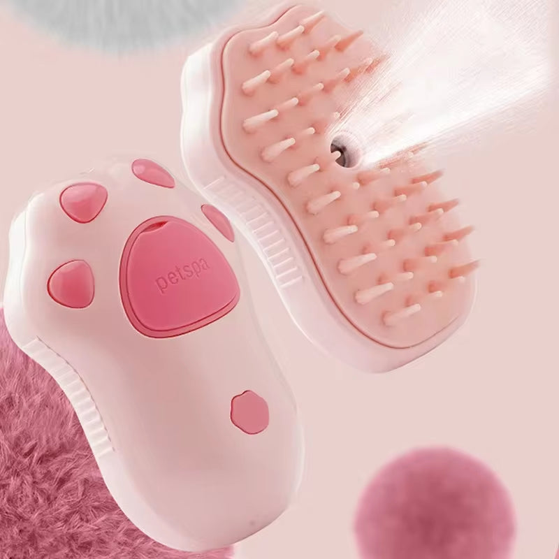 3 in 1 Steam Pet Brush