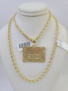 Gold Pendant and Chain