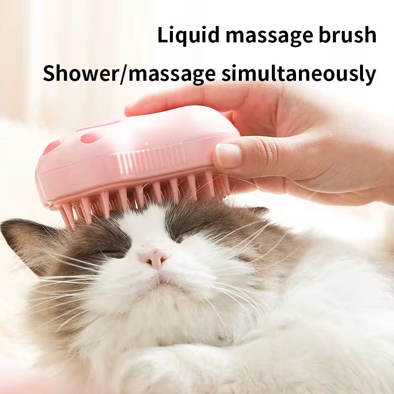 3 in 1 Steam Pet Brush
