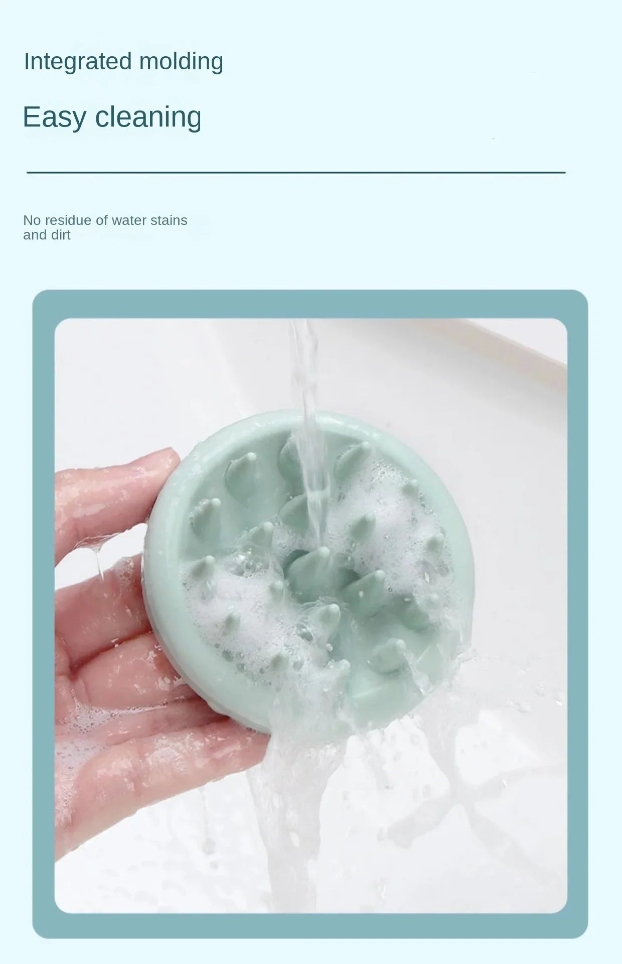 Silicone Scalp Massage Shampoo Brush