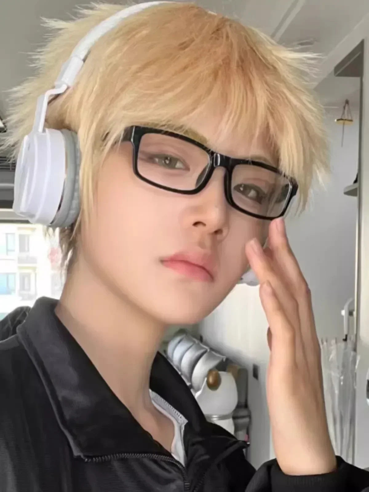 Japanese Small Square Frame Glasses