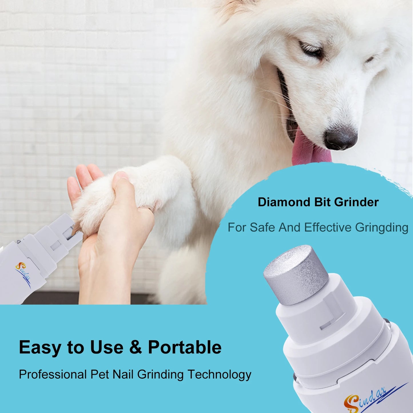 Rechargeable Pet Nail Grinder