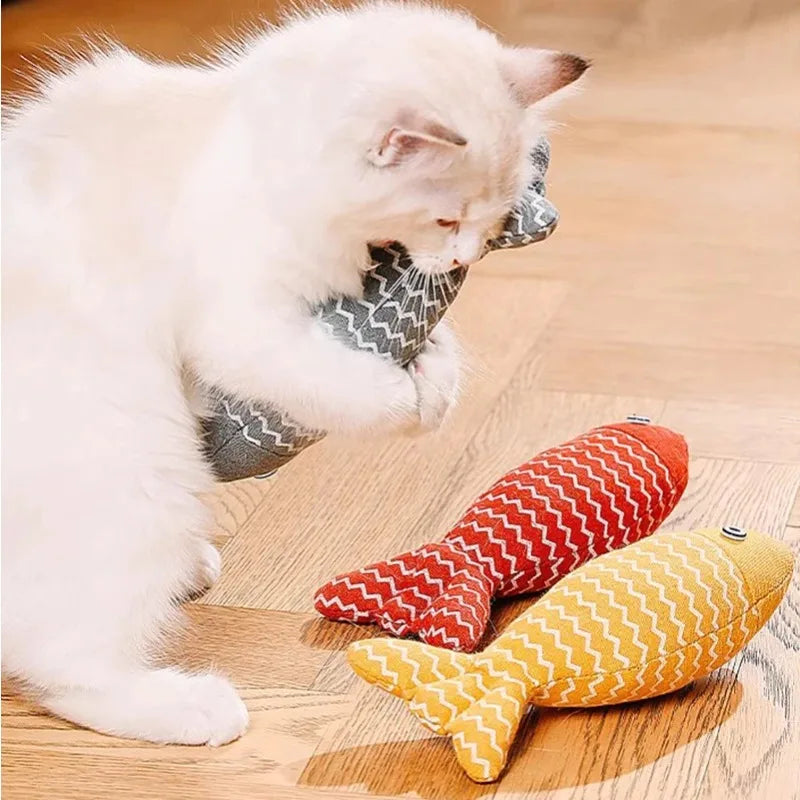 Interactive Fish Cat Toy