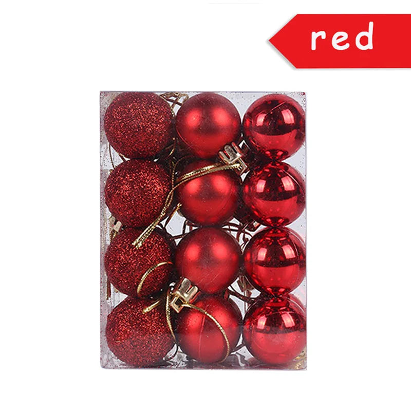 24Pcs Christmas Baubles