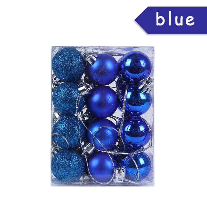 24Pcs Christmas Baubles