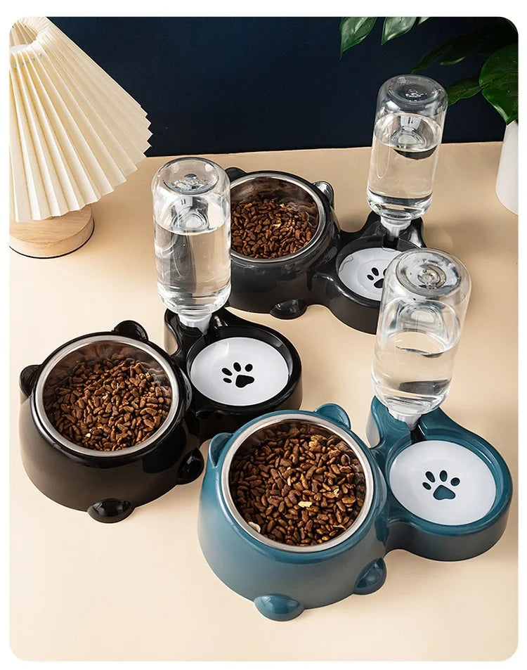 2-in-1 Water and Food Bowl