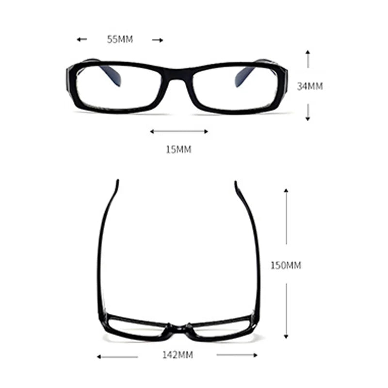 Japanese Small Square Frame Glasses