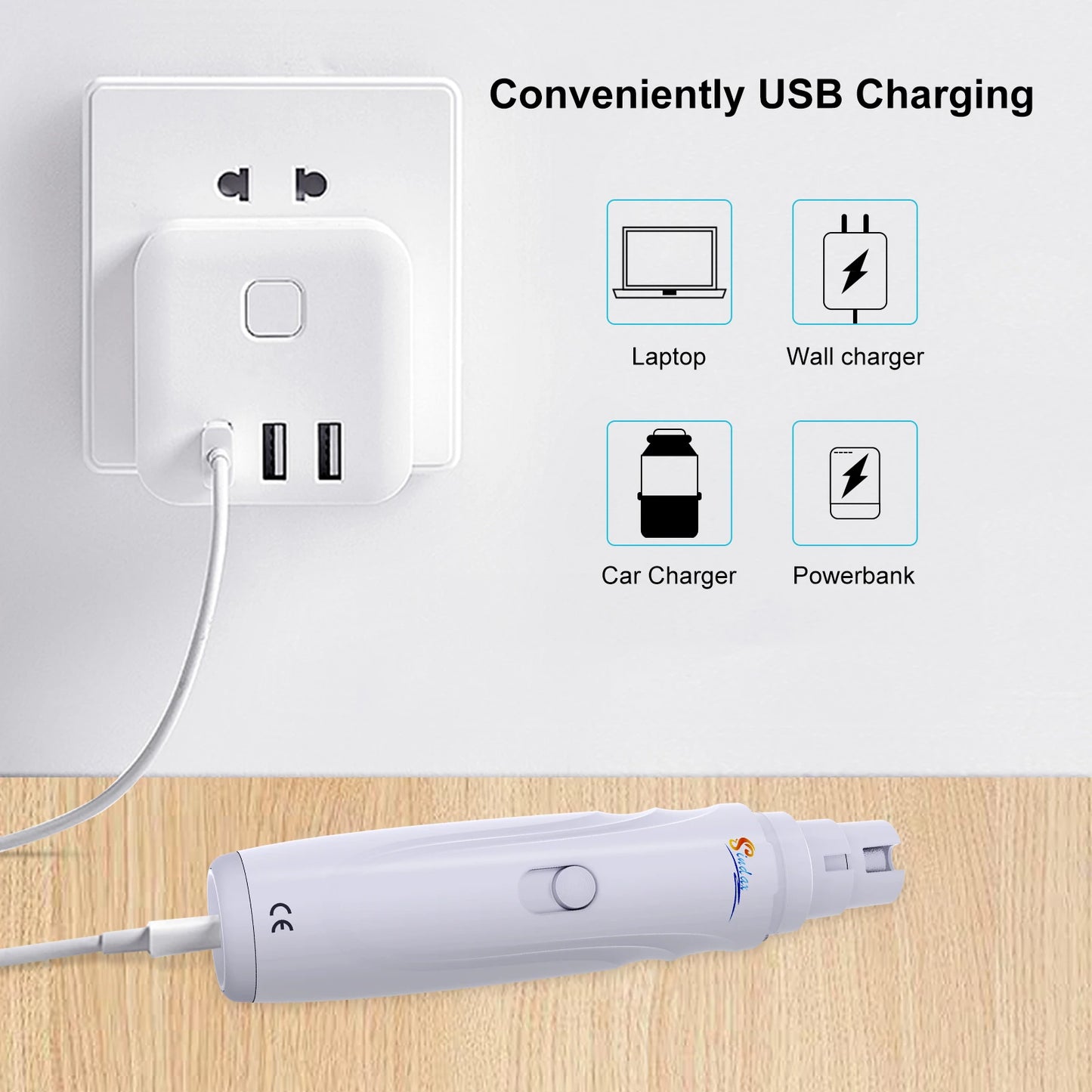 Rechargeable Pet Nail Grinder