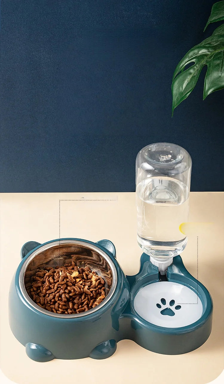2-in-1 Water and Food Bowl