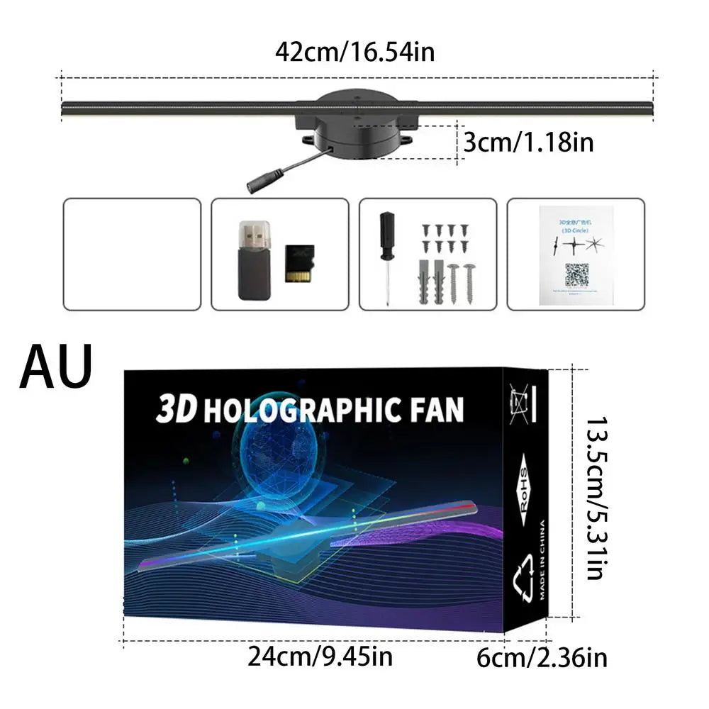 3D Hologram Fan Projector