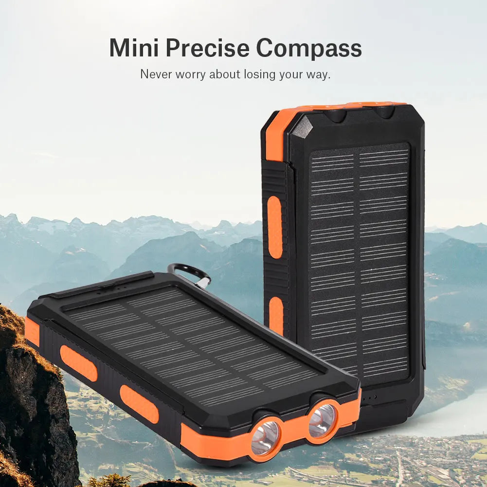 10000mAh Solar Mobile Power Bank
