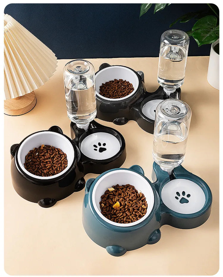 2-in-1 Water and Food Bowl