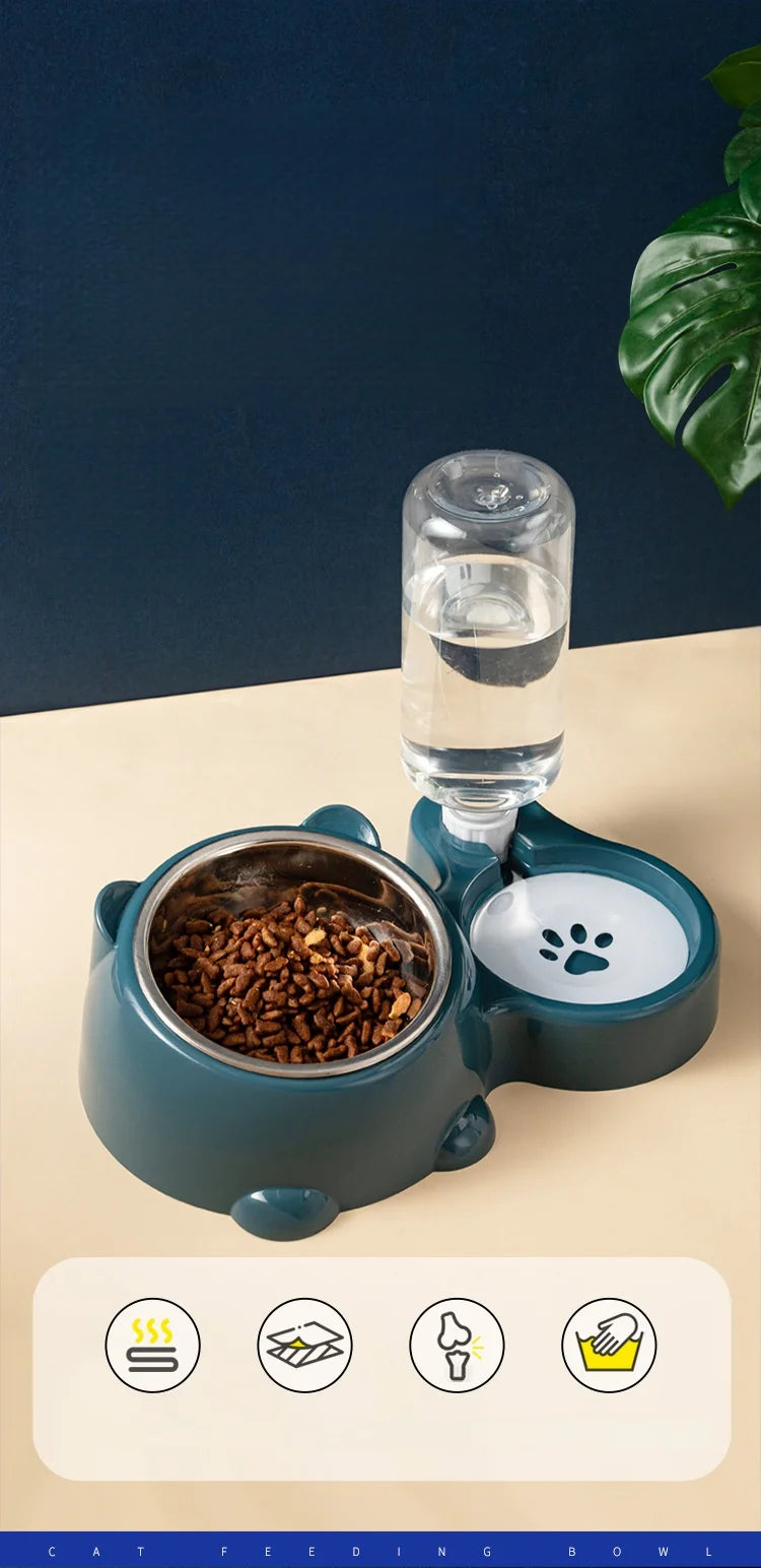 2-in-1 Water and Food Bowl
