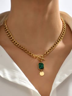 Necklace with Cylinder Pendant