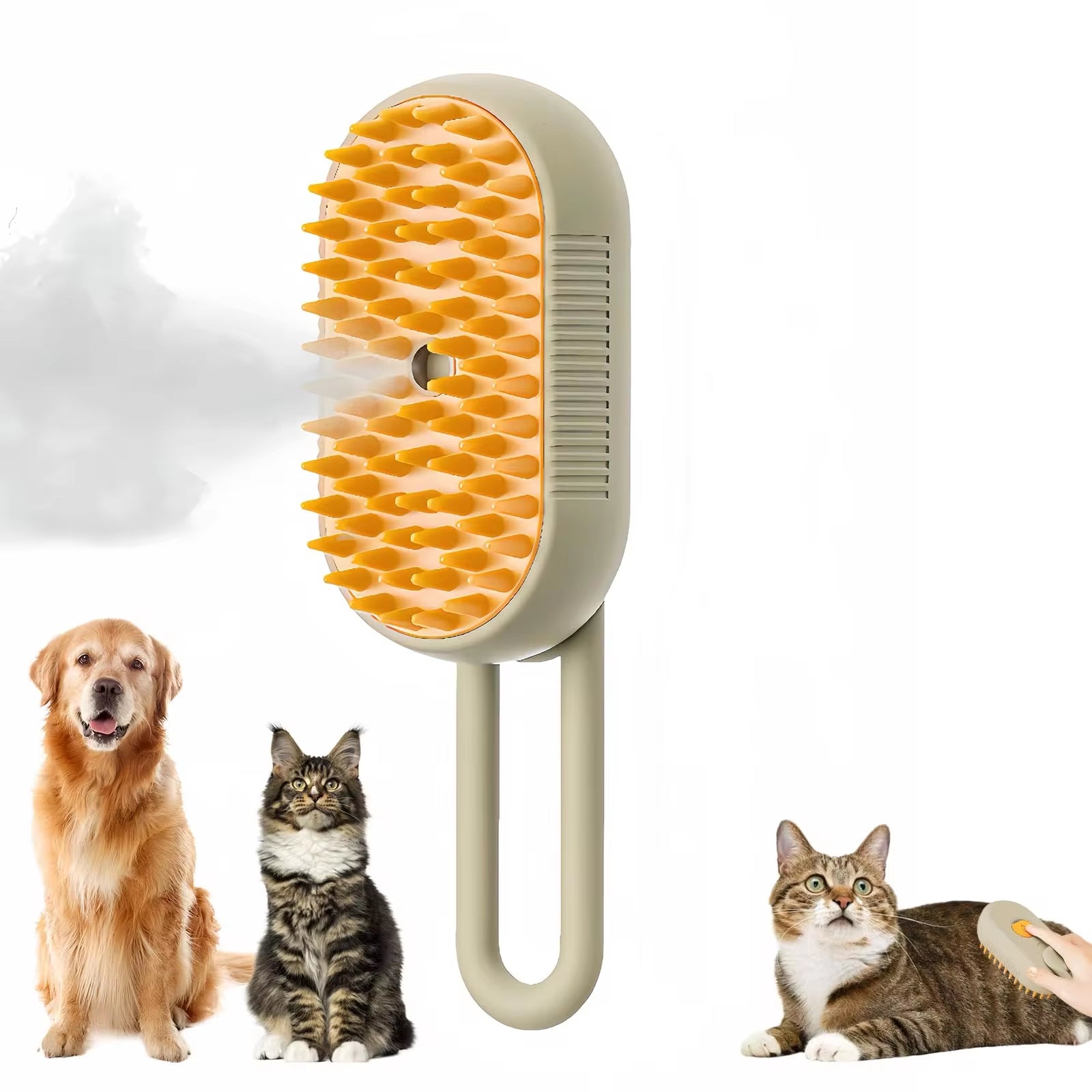 3 in 1 Steam Pet Brush