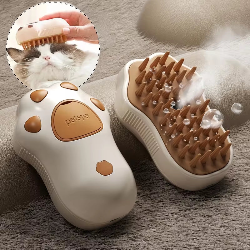 3 in 1 Steam Pet Brush