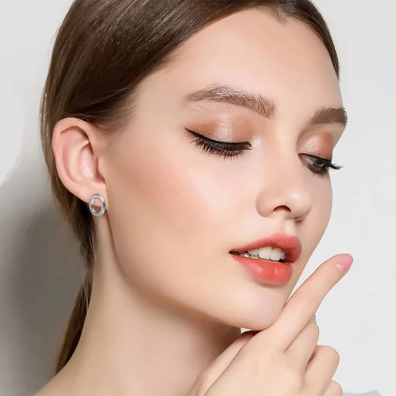 316L Stainless Steel Earring Crystal Stud Earrings for Women Joyas Brincos Bijoux Jewelry Earings Fashion