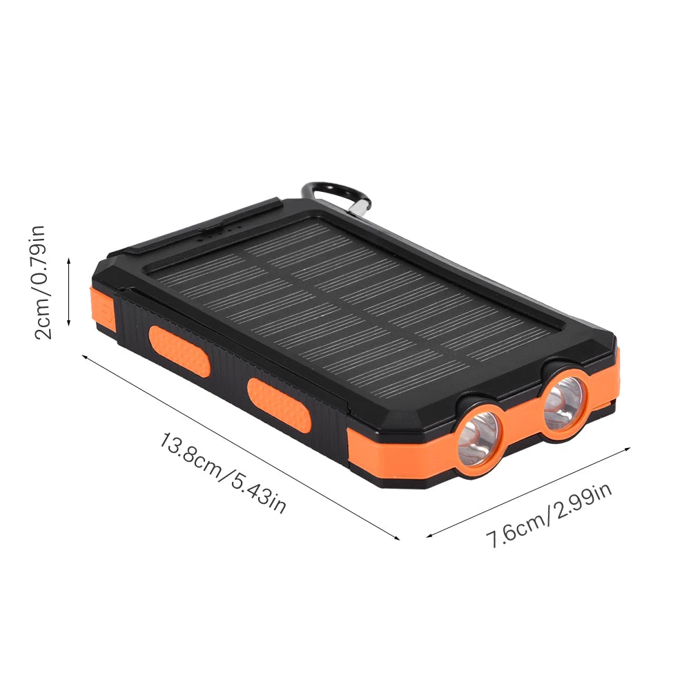 10000mAh Solar Mobile Power Bank