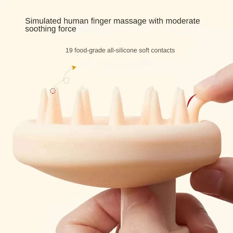 Silicone Scalp Massage Shampoo Brush