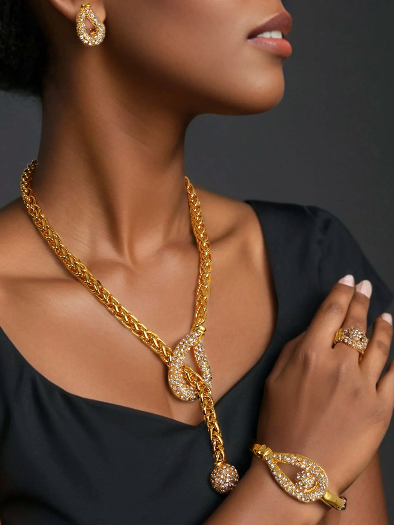 24K Gold Plated Dubai Jewellery Set