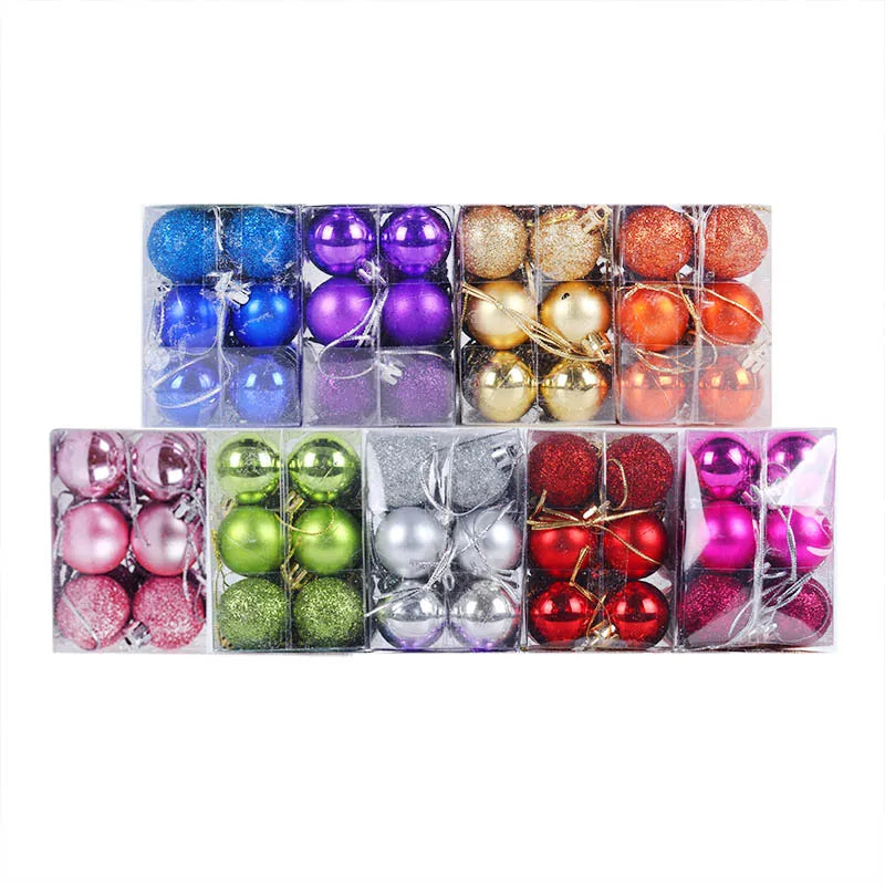 24Pcs Christmas Baubles