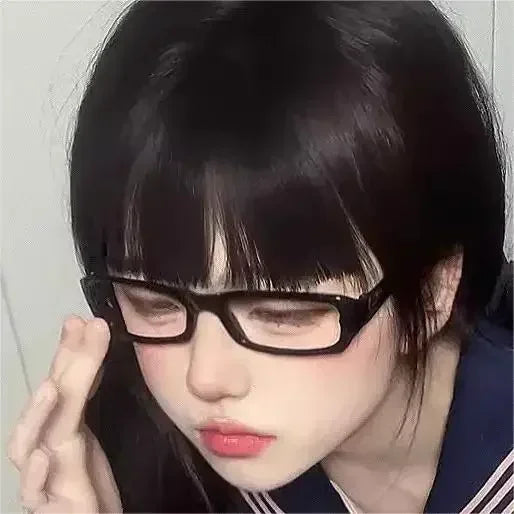 Japanese Small Square Frame Glasses