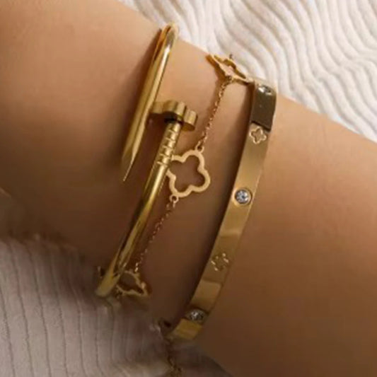 Clover Bracelet Set