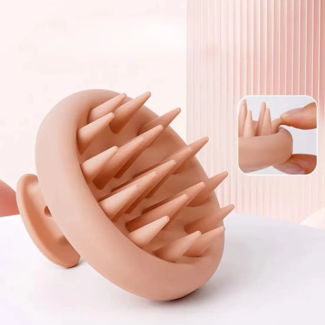 Silicone Scalp Massage Shampoo Brush