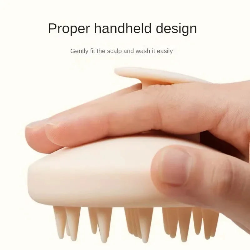Silicone Scalp Massage Shampoo Brush
