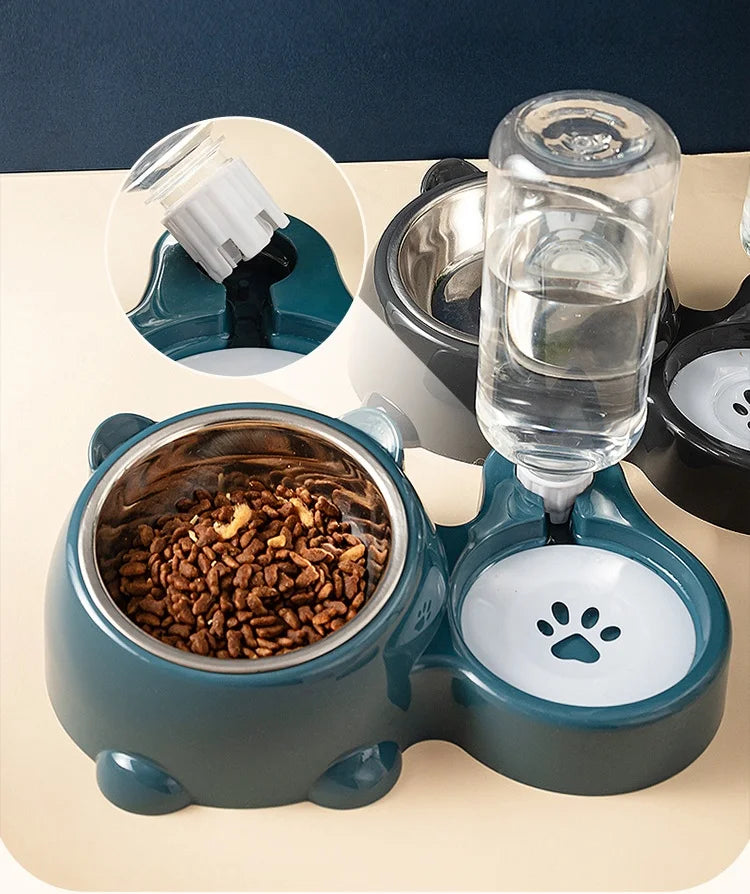 2-in-1 Water and Food Bowl