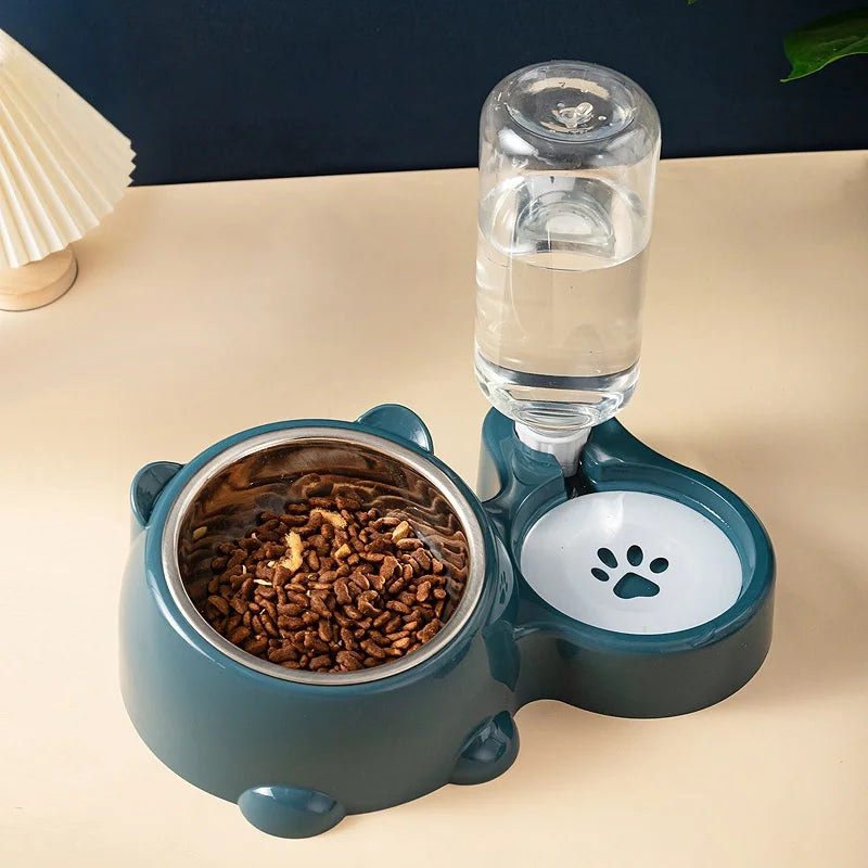 2-in-1 Water and Food Bowl