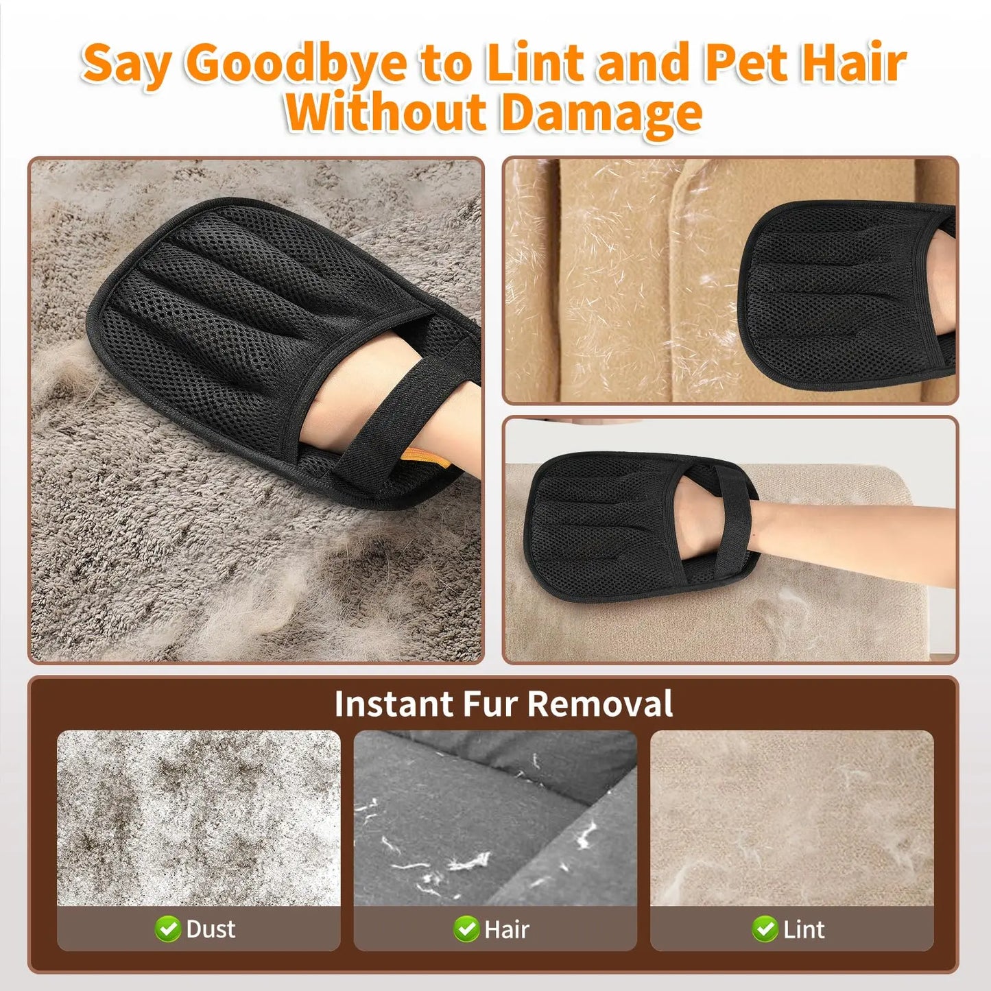 Pet Hair Removal Glove
