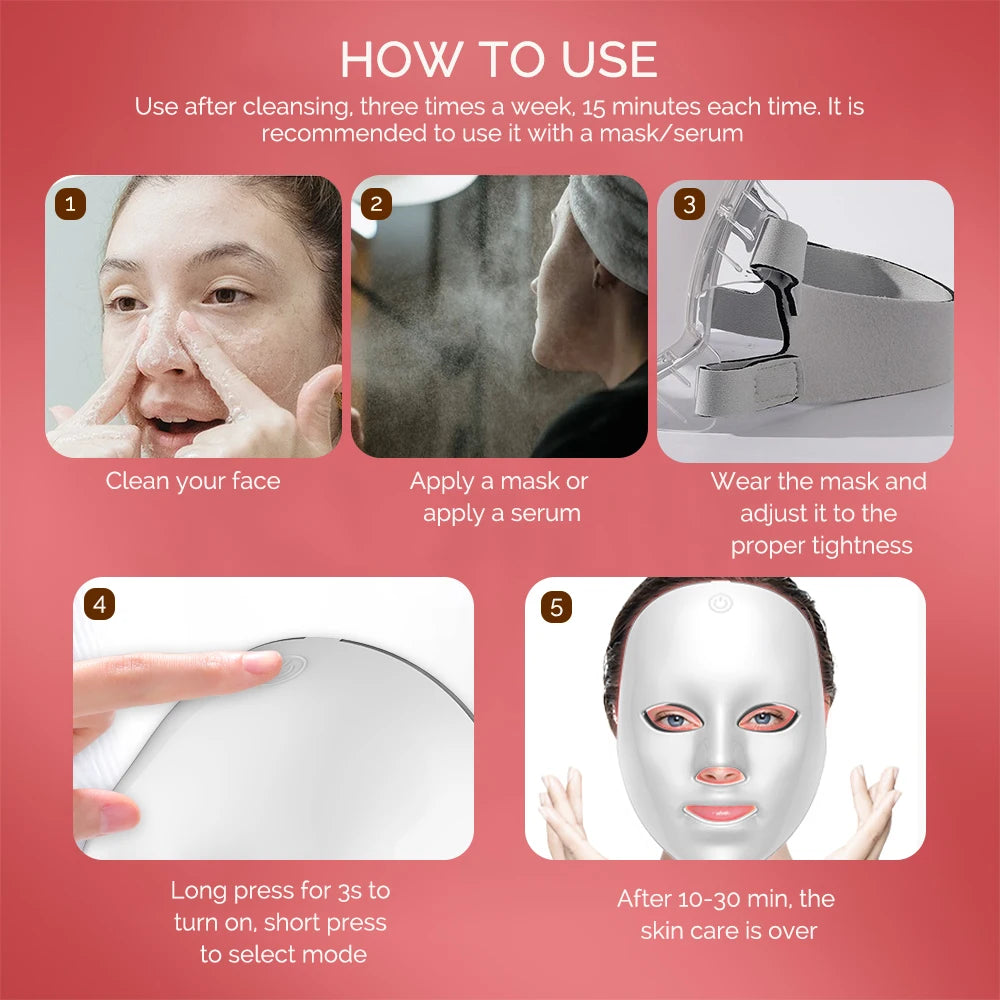 LED Anti-Wrinkle Face Mask